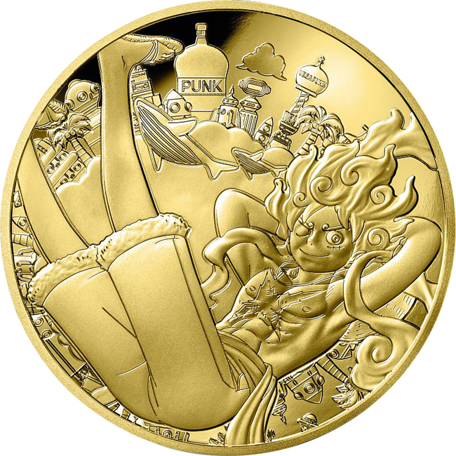 One Piece - One Piece - japonský komiks, 1/4 oz zlata v etuji