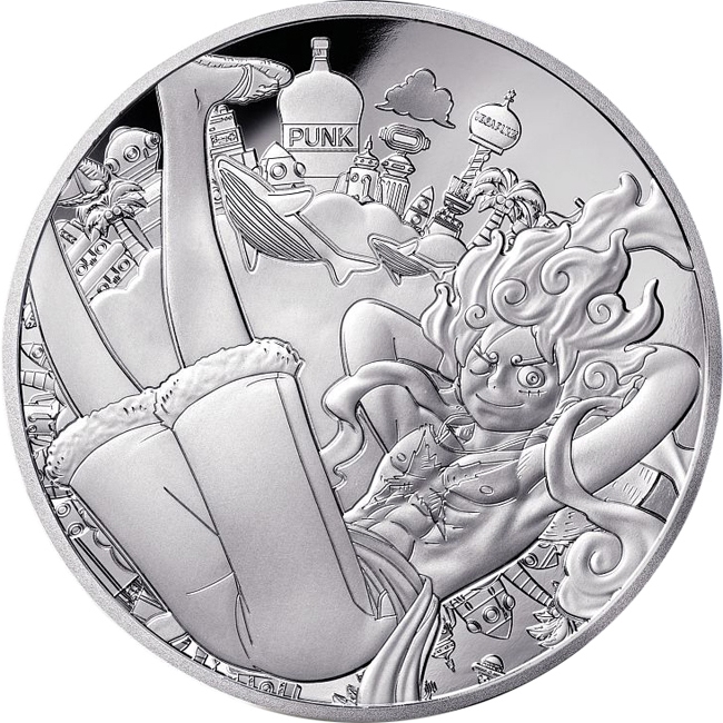 One Piece - japonský komiks, 22 g stříbra v etuji