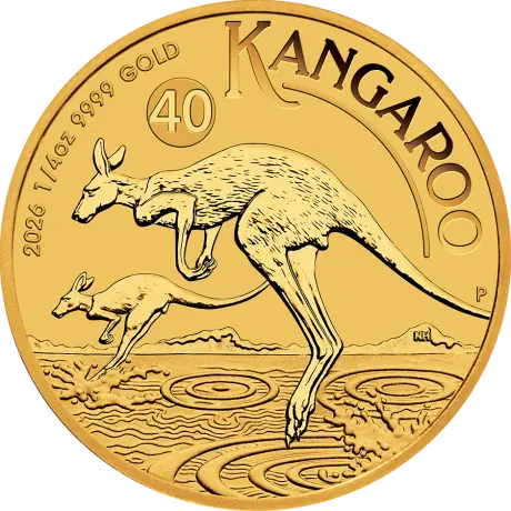 Zlatá mince Klokan 2026, 1/4 oz