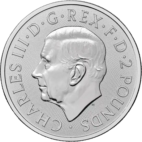 Stříbrná mince Sv. Jiří a Drak 2026 - Britská královská mincovna, 1 oz