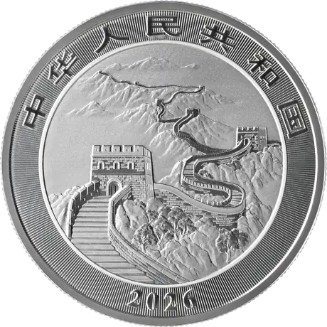 Stříbrná mince Čínský drak 2026, 1 oz