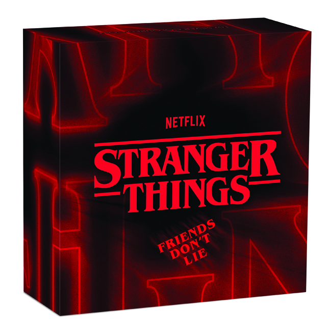 Stranger Things: Přátelé nelžou, stříbrná mince v etuji, 1 oz
