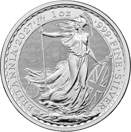 Stříbrná mince Britannia Charles III 2027, 1 oz