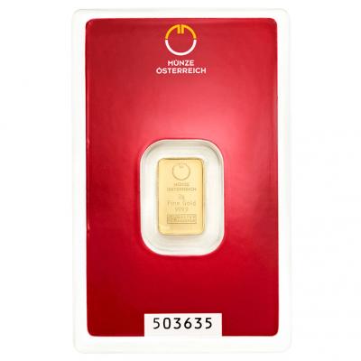 Austrian Mint Gold bar  2 g