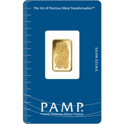 Gold bar PAMP Fortuna 2,5 g