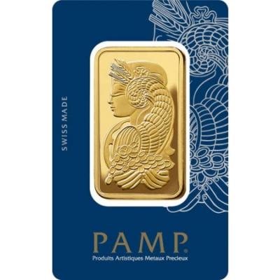 Gold bar PAMP Fortuna 100 g