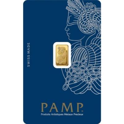 Gold bar PAMP Fortuna 1 g