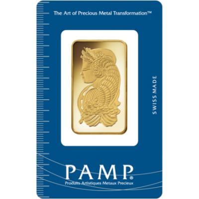 Gold bar PAMP Fortuna 1 Oz