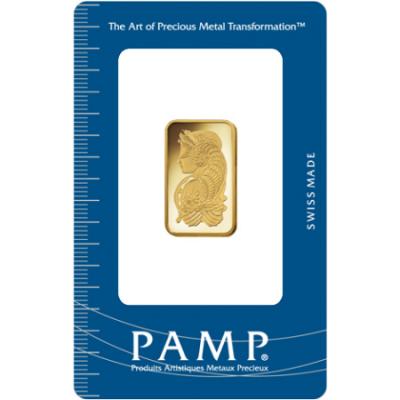 Gold bar PAMP Fortuna 10 g