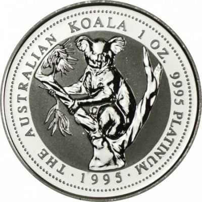 Platinová mince Koala - různé roky, 1 oz