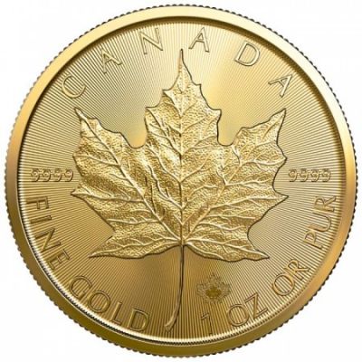 Zlatá mince Maple Leaf 1 Oz -různé roky