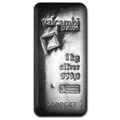 Silver bar Valcambi 1000 g