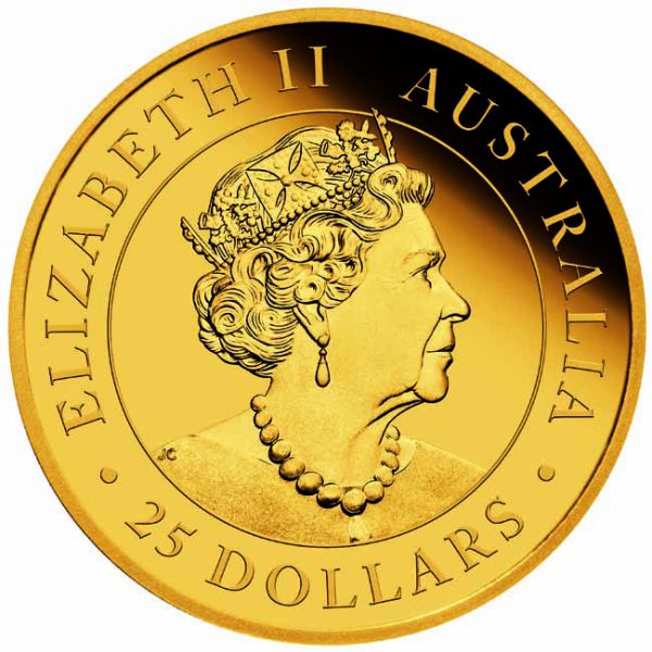 25 dolar Zlatá mince Klokan PP                            