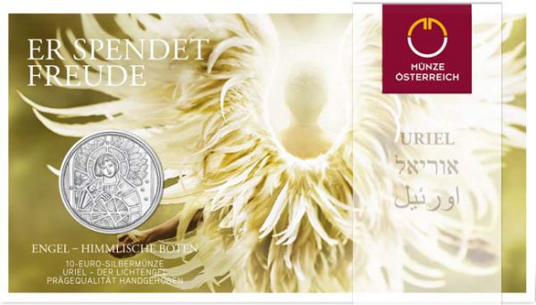 10 Euro Stříbrná mince Uriel - Anděl světla