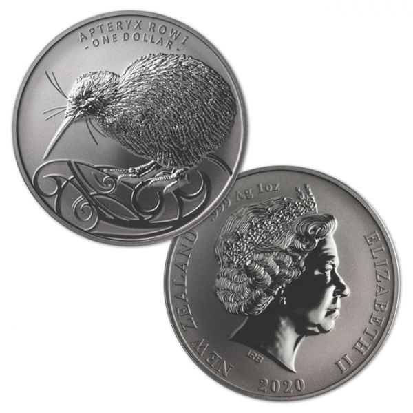 1 dolar Stříbrná mince Kiwi 1 Oz PL