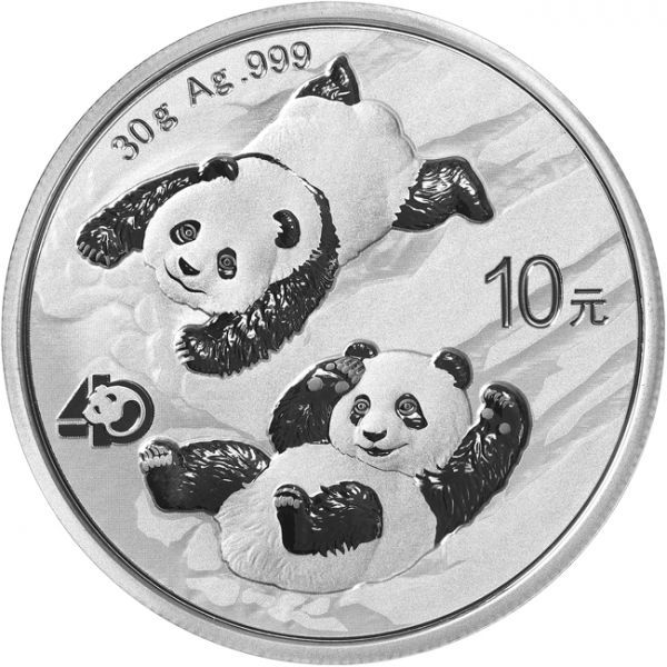 Stříbrná mince Panda 30 g  2022