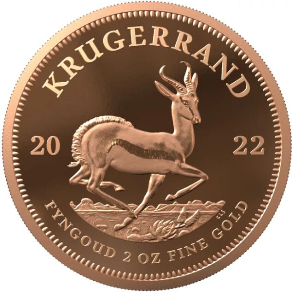 Jihoafrická mince Krugerrand 2022 - 2 unce zlata