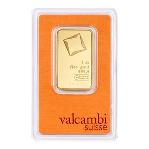 Zlatý slitek Valcambi 1 Oz