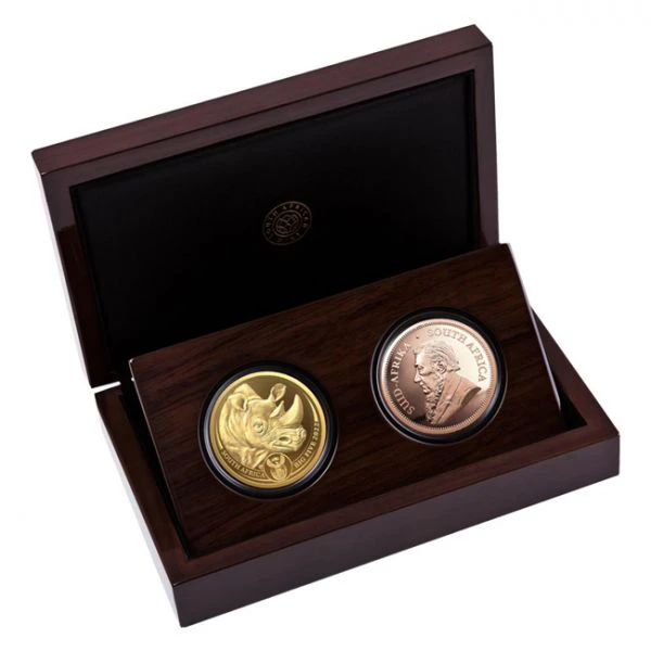 Velká pětka II - Nosorožec a Krugerrand Sada Privy Mark, 2022