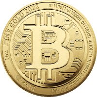 Zlatá mince Bitcoin 2022, 1 oz