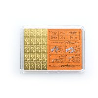 Zlatý slitek Valcambi 20x1 g