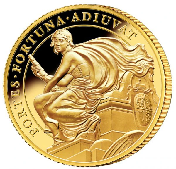 Queens Virtues (Královniny ctnosti) - Courage/Odvaha, 1 oz zlata
