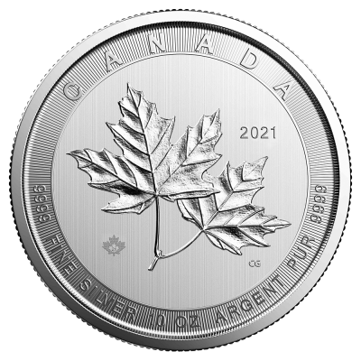 Stříbrná mince Maple Leaf - různé roky, 10 oz 