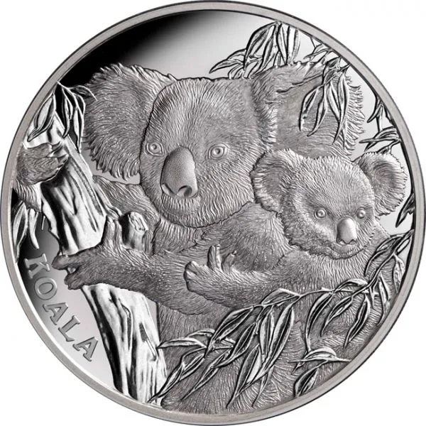 Stříbrná mince Koala 2023, 1 oz