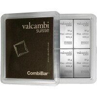 Stříbrný slitek 10x10 g CombiBar Valcambi