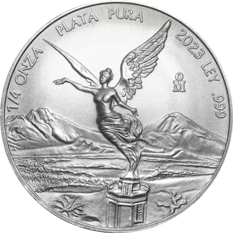 Stříbrná mince Bohyně vítězství 1/4 Oz 2023