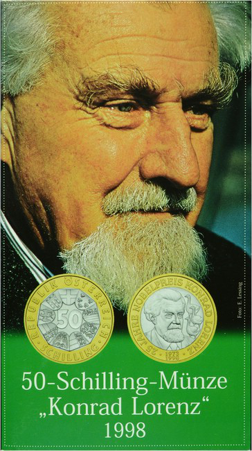 50 Schilling CuNi Konrad Lorenz PN