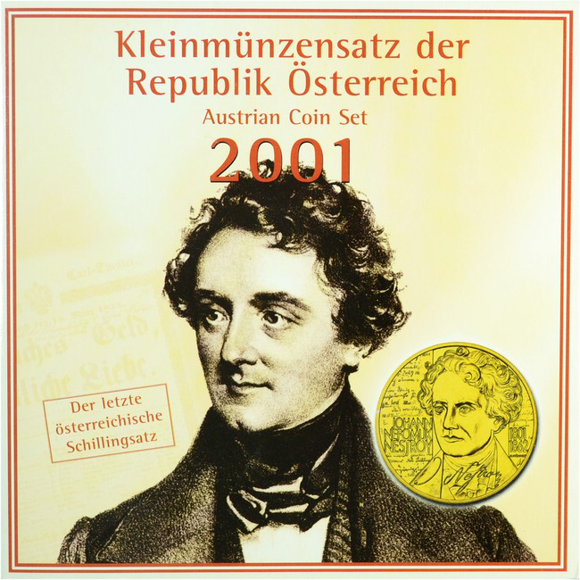 Sada mincí Rakousko: 2001 