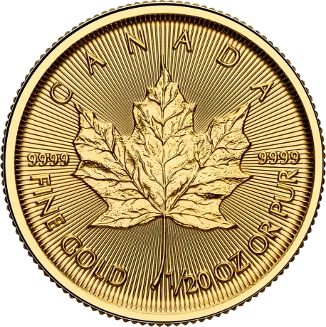 Zlatá mince Maple Leaf 2025, 1/20 oz