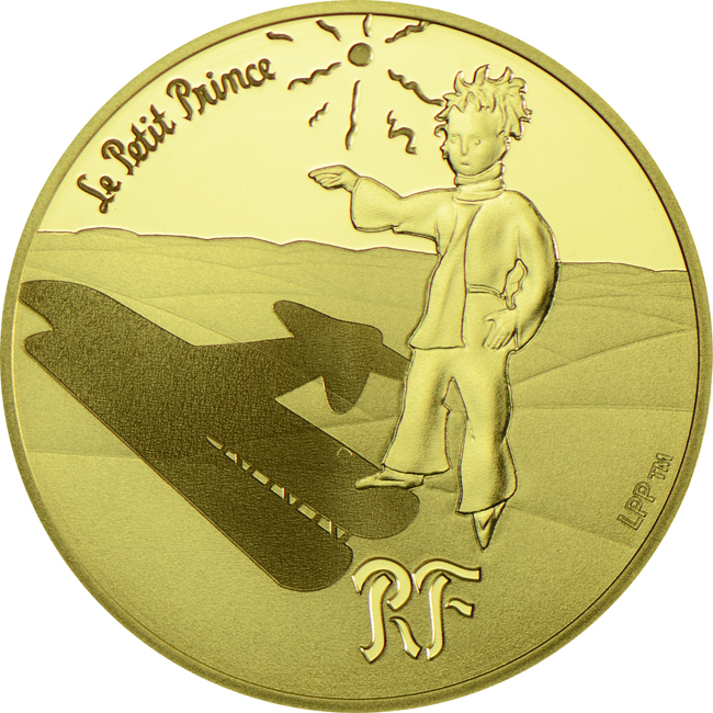 50 Euro Zlatá mince komiksy: Malý princ- hvězdy PP