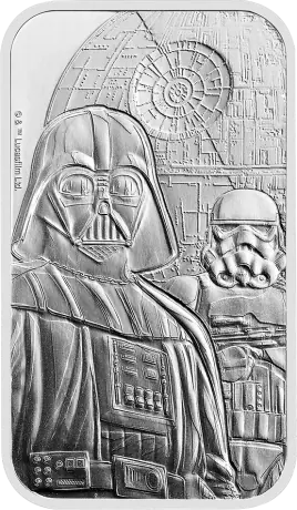 Stříbrný slitek The Royal Mint, Star Wars Dark Side, 1 oz