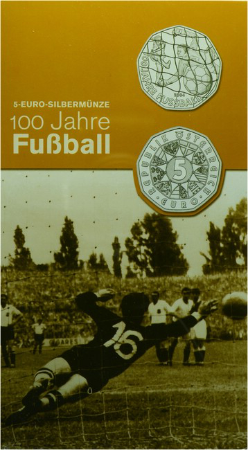 100 let fotbalu 2004, stříbrná mince 