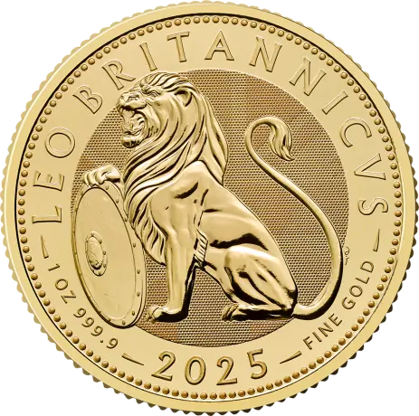 Zlatá mince Britský lev 2025, 1 oz