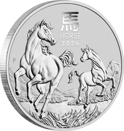 Stříbrná mince Rok koně 2026 1 Oz