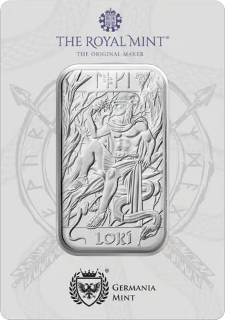 Stříbrný slitek The Royal Mint - Loki, 1 oz