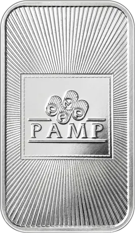 Stříbrný slitek PAMP - USA, tuba 20&nbsp;x 1&nbsp;oz