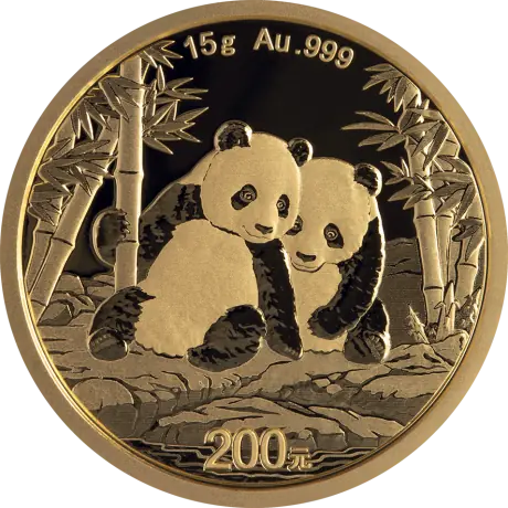 Zlatá mince Panda 15&nbsp;g - 2026