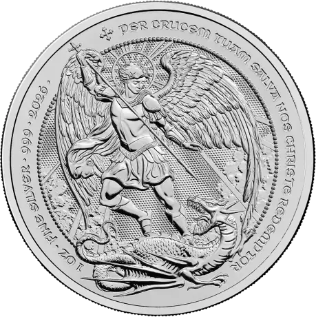 Stříbrná mince Anděl 2026, 1&nbsp;oz