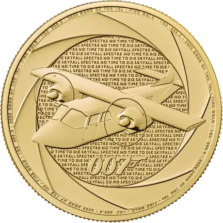 Zlatá mince James Bond of the 2010´s, 1&nbsp;oz