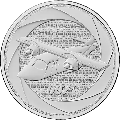 Stříbná mince James Bond of the 2010´s, 1&nbsp;oz