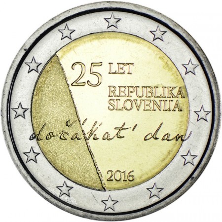 2 Euro CuNi Nezávislost UN