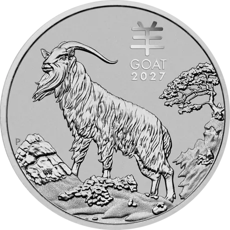 Platinová mince Lunární série III - Rok kozy 2027, 1&nbsp;oz