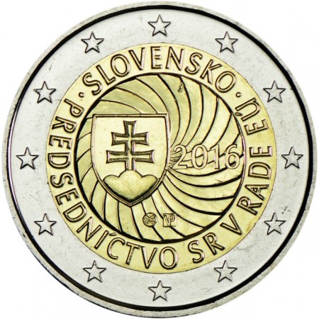 2 Euro CuNi Předsednictví v Radě EU UN