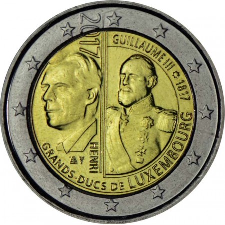 2 Euro CuNi Velkovévoda Wilhelm III.