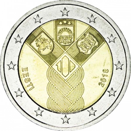 2 Euro CuNi Pobaltské státy