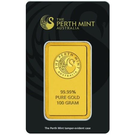 Zlatý slitek Perth Mint - Klokan, 100&nbsp;g
